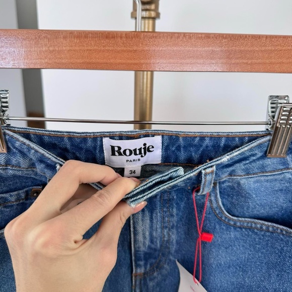 rouje denitsa denim midi skirt - Picture 2 of 5